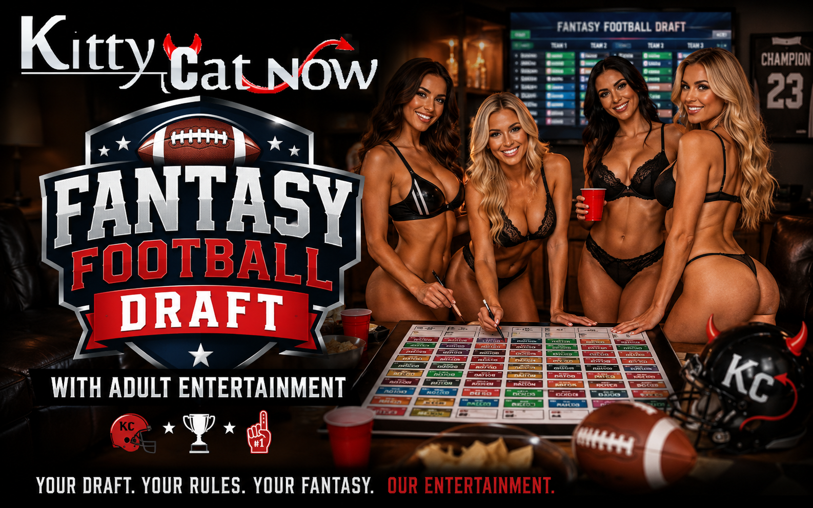 Fantasy Football Strippers-Kitty Cat Now Las Vegas